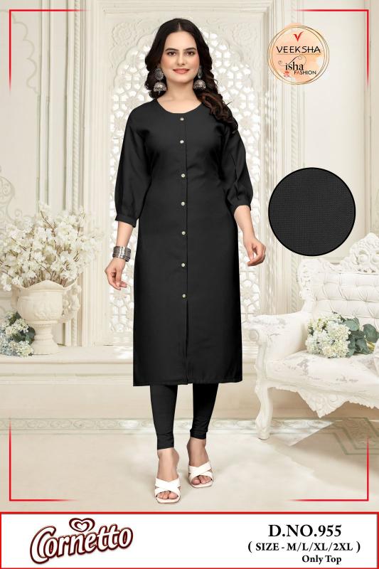 corneto by veeksha imported sharvani pattern combo readymade kurti