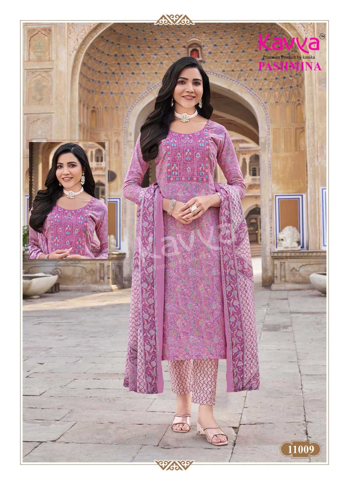 kavya pashmina vol 11 best color combination cotton readymade ladies suits