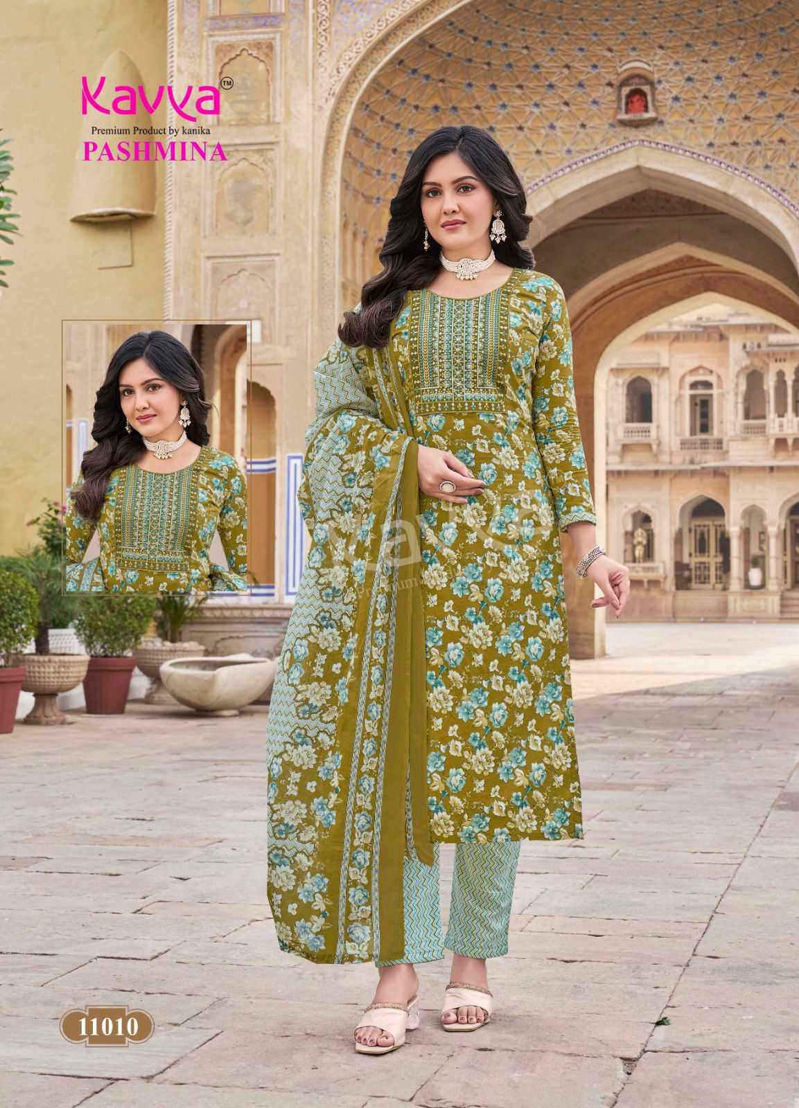 kavya pashmina vol 11 best color combination cotton readymade ladies suits
