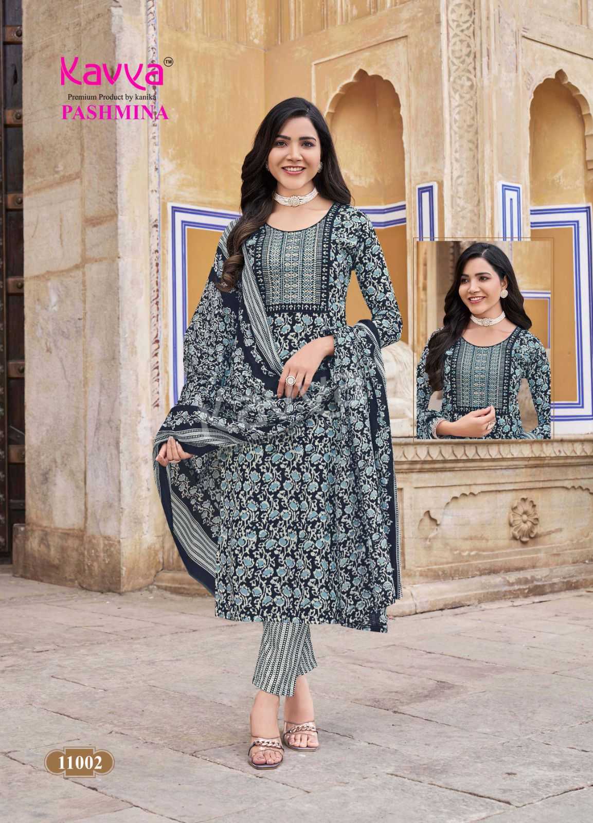 kavya pashmina vol 11 best color combination cotton readymade ladies suits