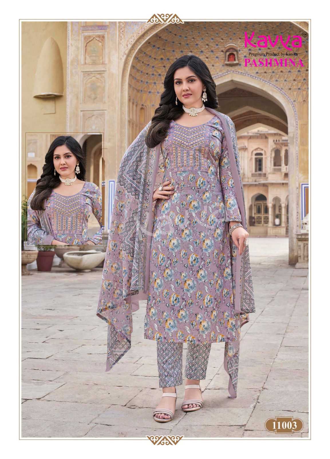 kavya pashmina vol 11 best color combination cotton readymade ladies suits
