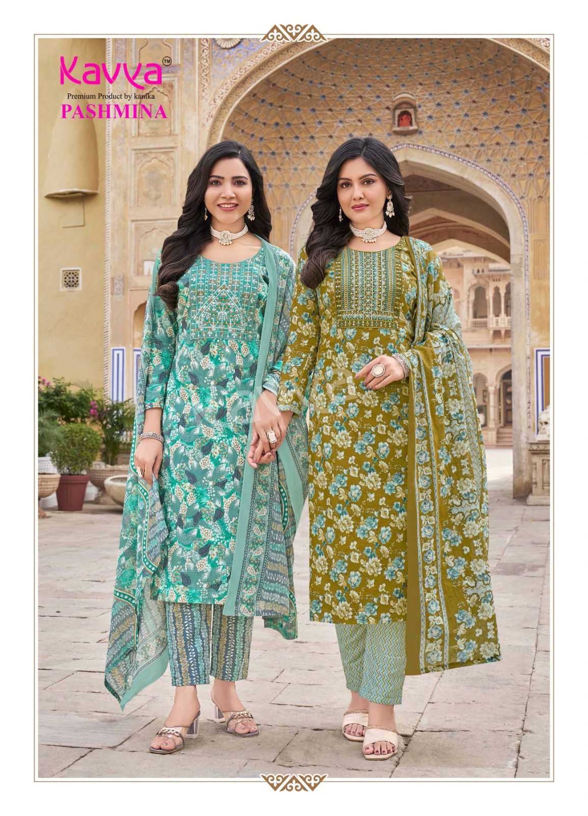 kavya pashmina vol 11 best color combination cotton readymade ladies suits