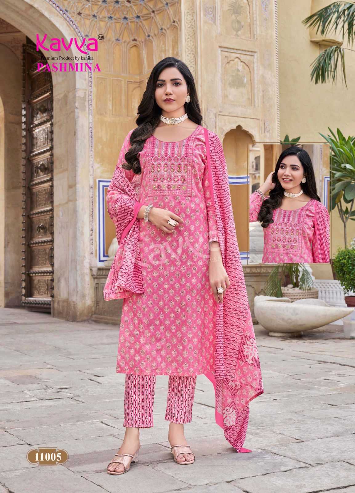 kavya pashmina vol 11 best color combination cotton readymade ladies suits