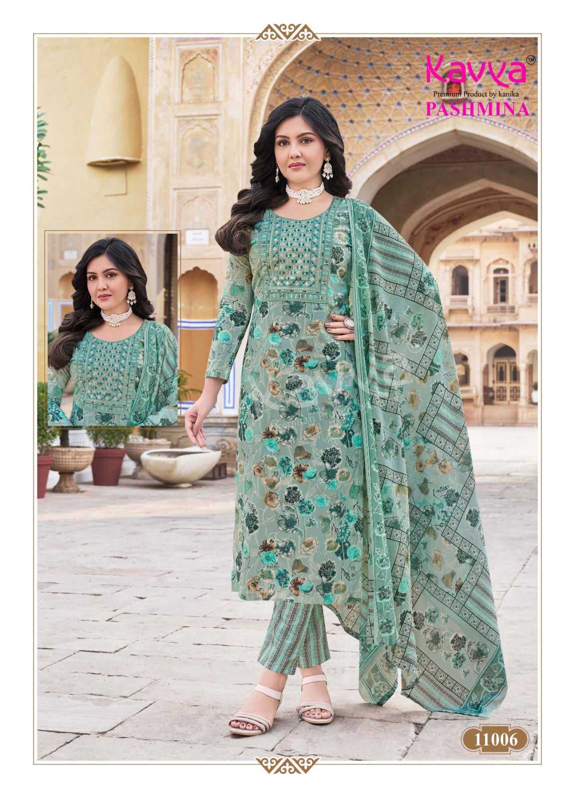kavya pashmina vol 11 best color combination cotton readymade ladies suits