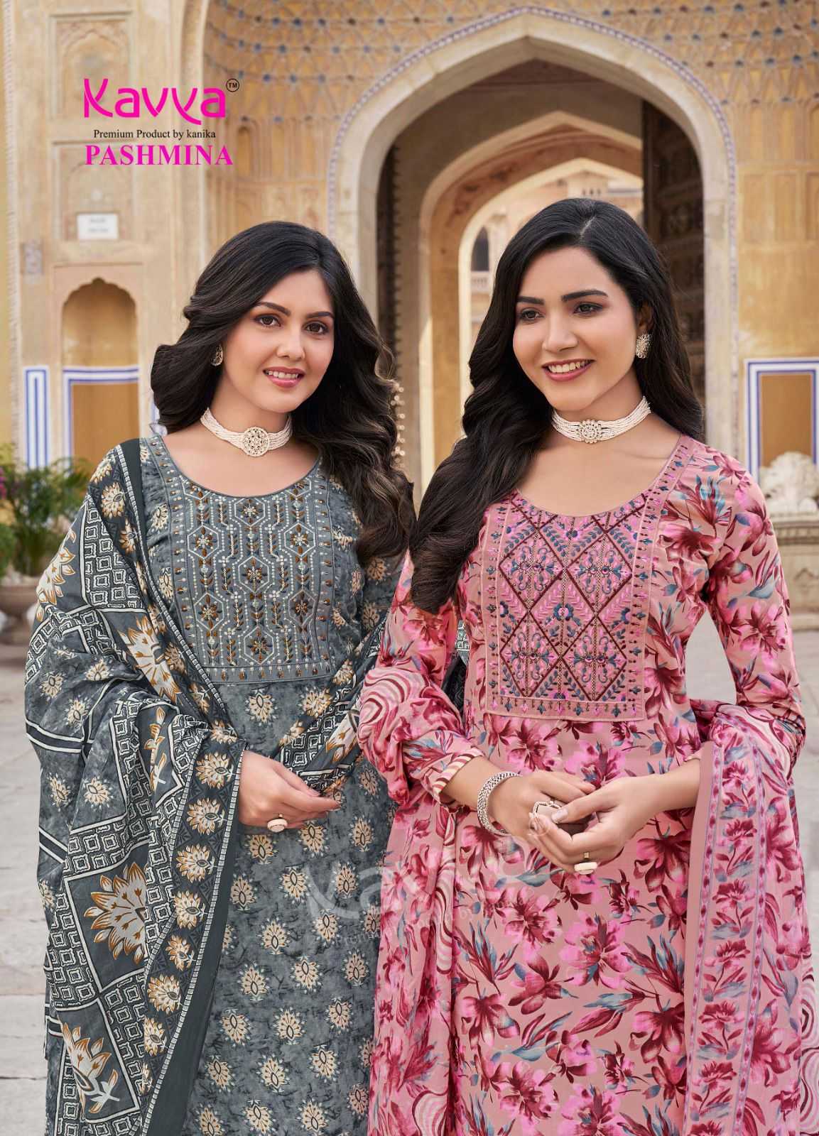kavya pashmina vol 11 best color combination cotton readymade ladies suits