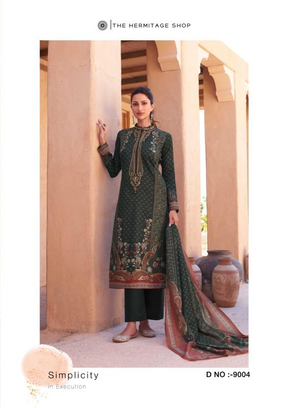 mehqada by the hermitage print viscose lawn readymade plus size suits