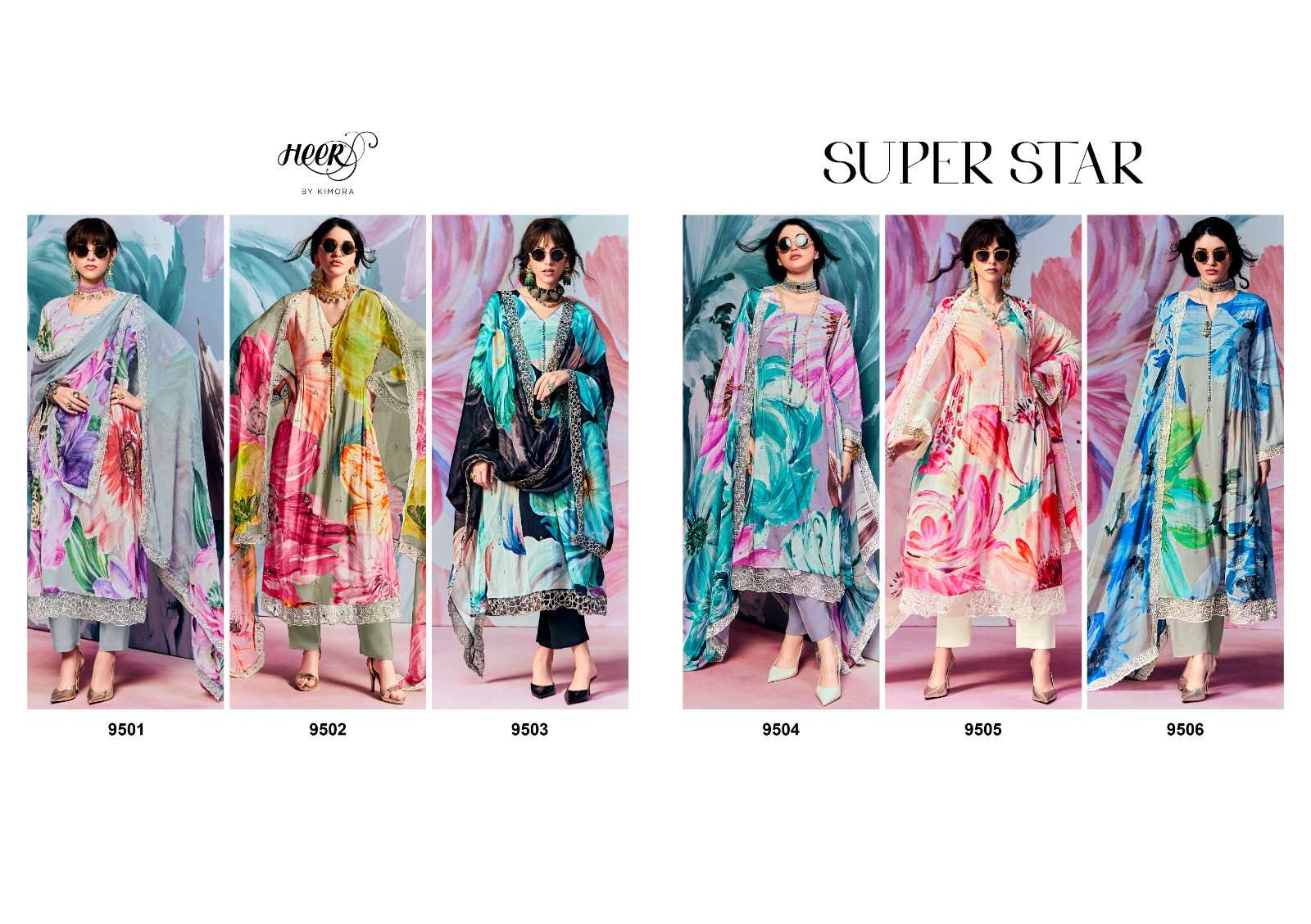 super star by kimora heer colorful pashmina staple trendy 3pcs dress