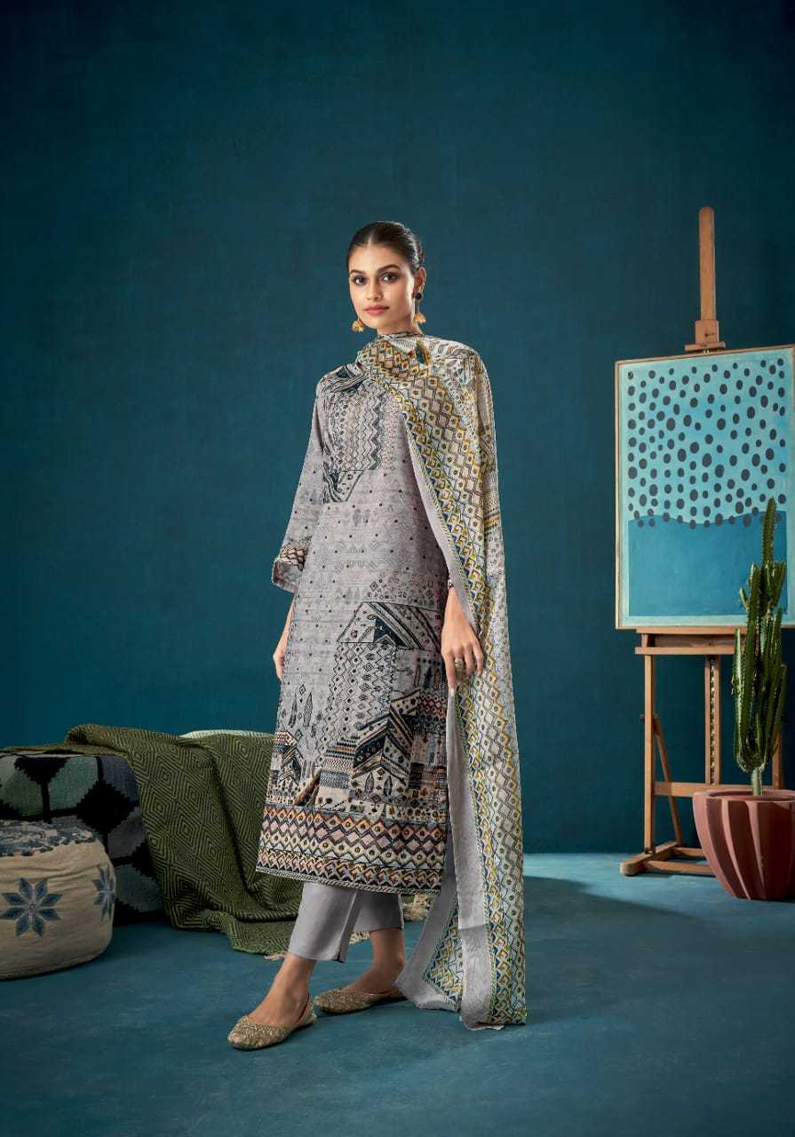 t&m nilaya unique print viscose cordroy trendy suits for ladies