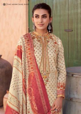 the hermitage mehqada digital printed viscose lawn 3pcs suits