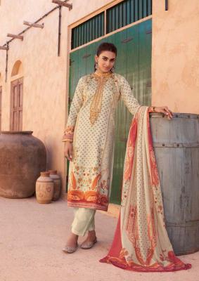 the hermitage mehqada digital printed viscose lawn 3pcs suits