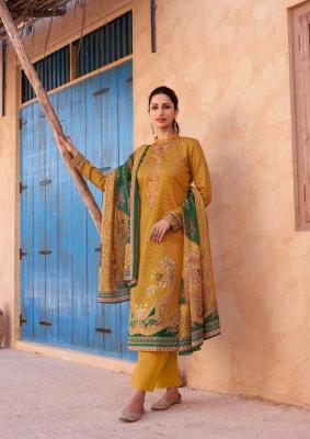 the hermitage mehqada digital printed viscose lawn 3pcs suits