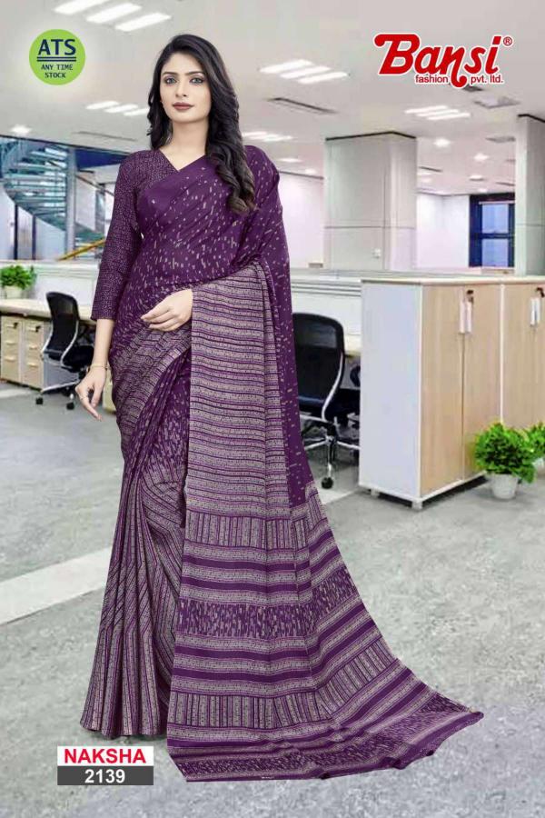 bansi presents naksha turkey uniform saree online shopping