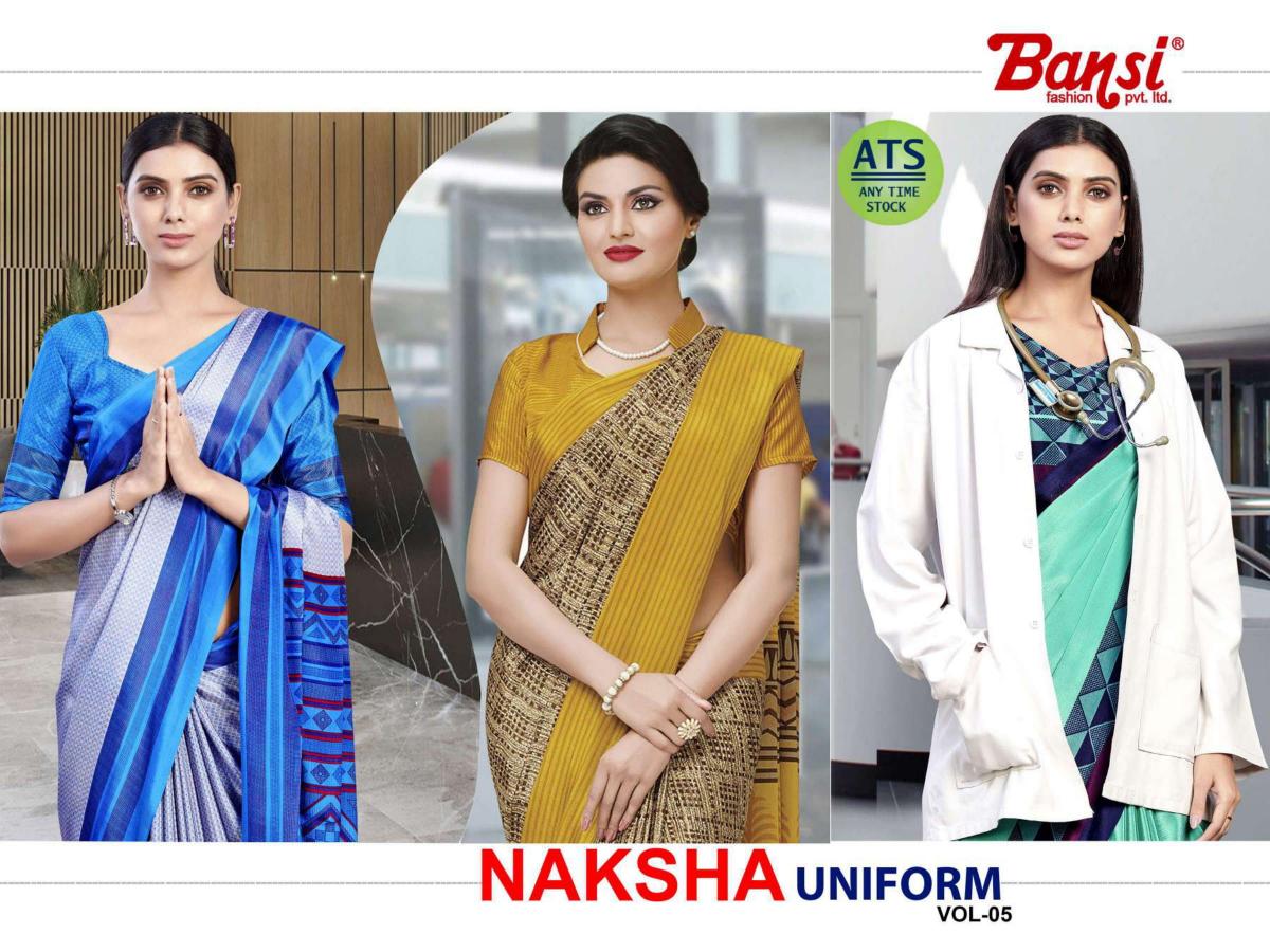 bansi presents naksha turkey uniform saree online shopping