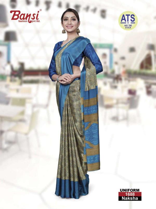 bansi presents naksha turkey uniform saree online shopping