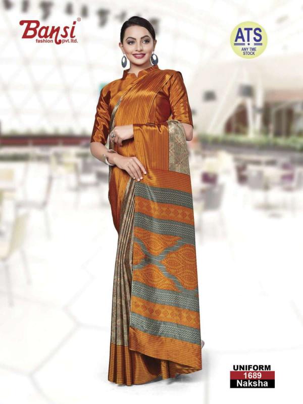 bansi presents naksha turkey uniform saree online shopping