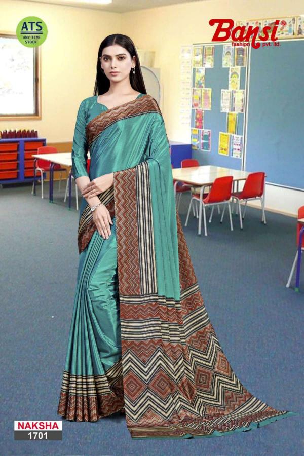 bansi presents naksha turkey uniform saree online shopping