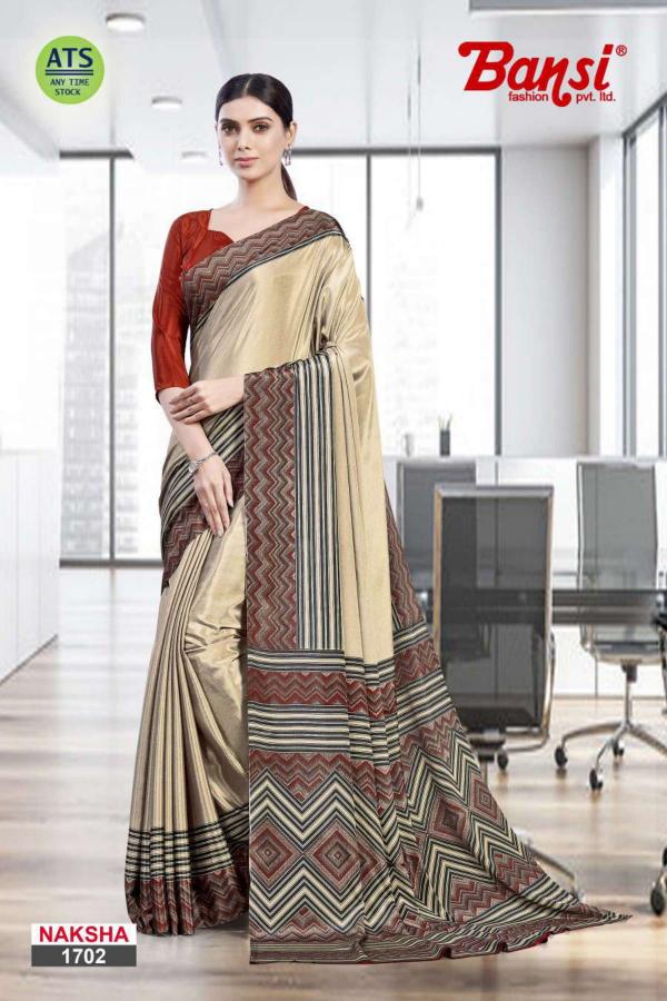 bansi presents naksha turkey uniform saree online shopping