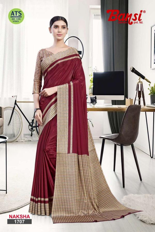bansi presents naksha turkey uniform saree online shopping