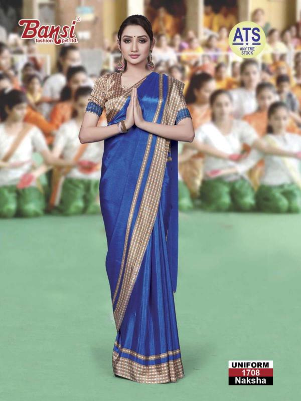 bansi presents naksha turkey uniform saree online shopping