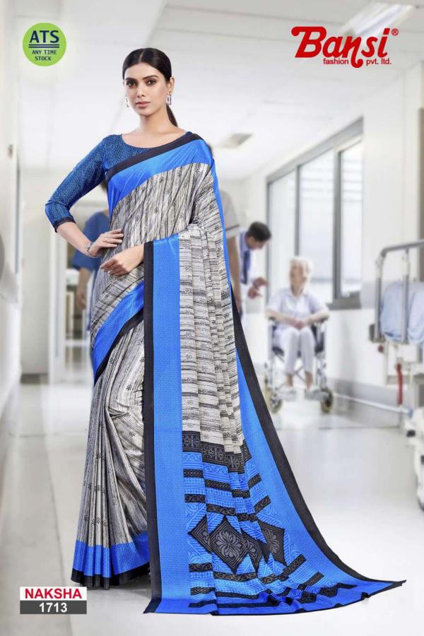 bansi presents naksha turkey uniform saree online shopping