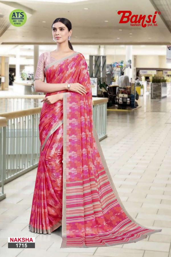 bansi presents naksha turkey uniform saree online shopping
