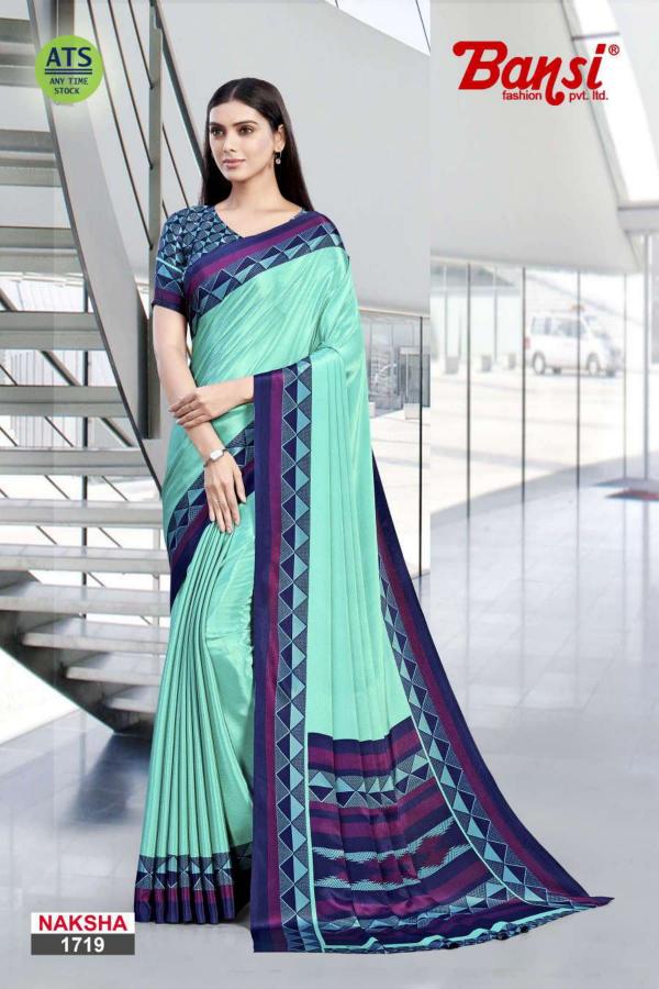 bansi presents naksha turkey uniform saree online shopping