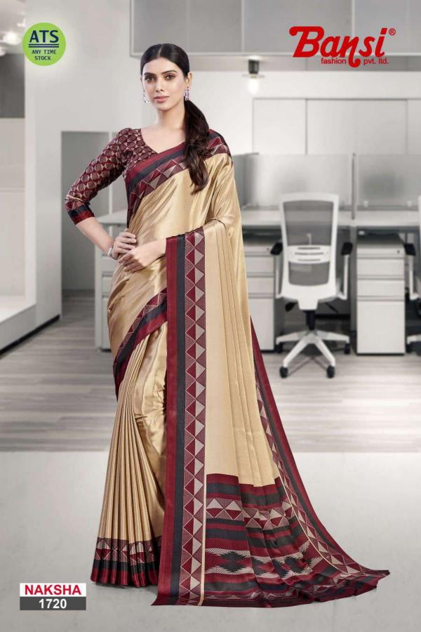 bansi presents naksha turkey uniform saree online shopping