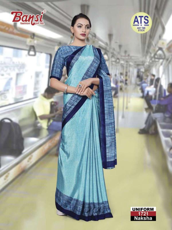 bansi presents naksha turkey uniform saree online shopping