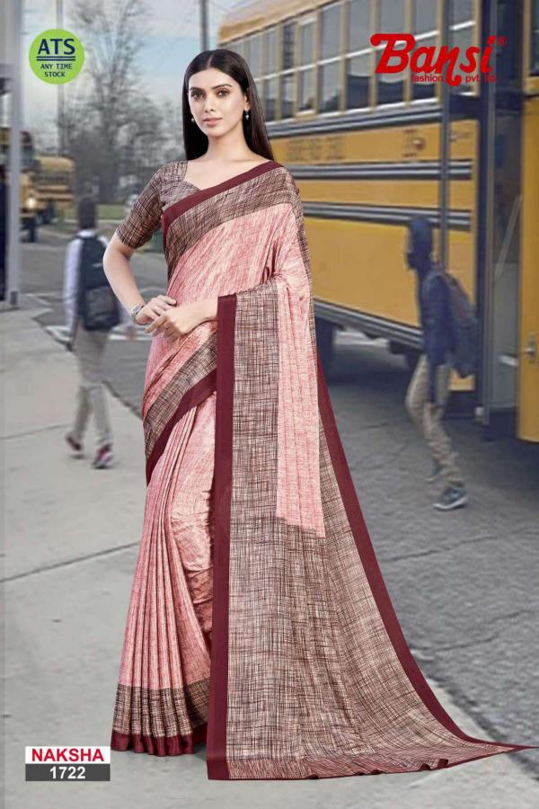 bansi presents naksha turkey uniform saree online shopping