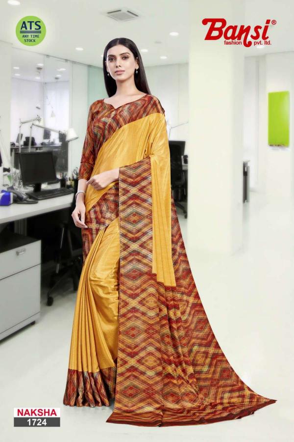 bansi presents naksha turkey uniform saree online shopping