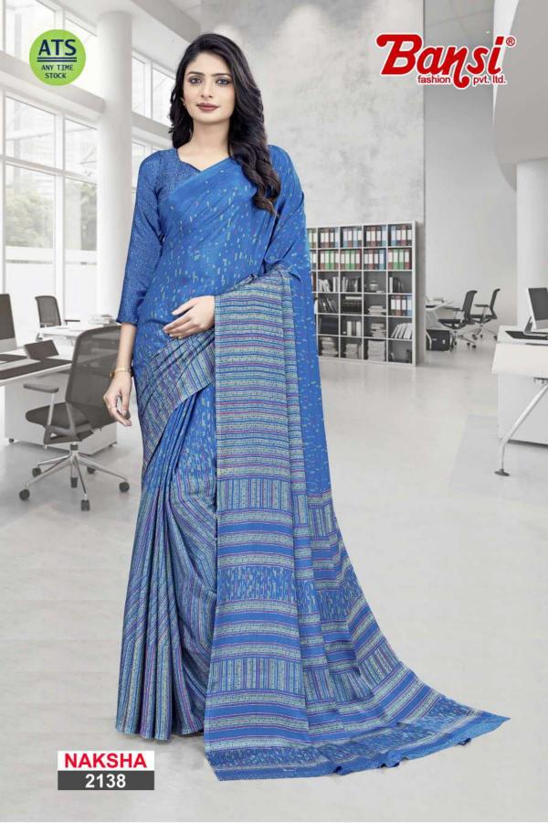 bansi presents naksha turkey uniform saree online shopping