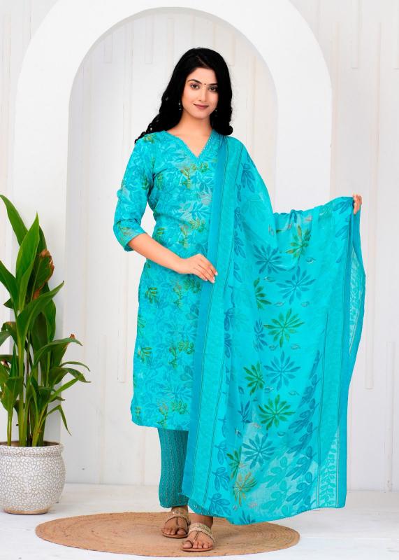 pr heritage cotton readymade stylish look 3pcs combo dress