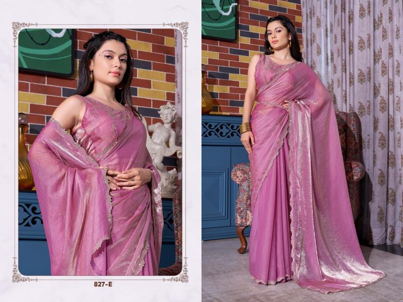 827a to 827e by mehek satin silk handwork shop stunning party sarees for any occasion