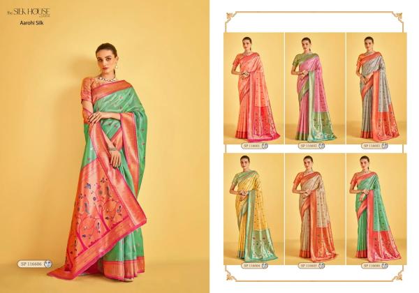 aarohi silk by sarha tissue shop trendy sarees online at affordable prices