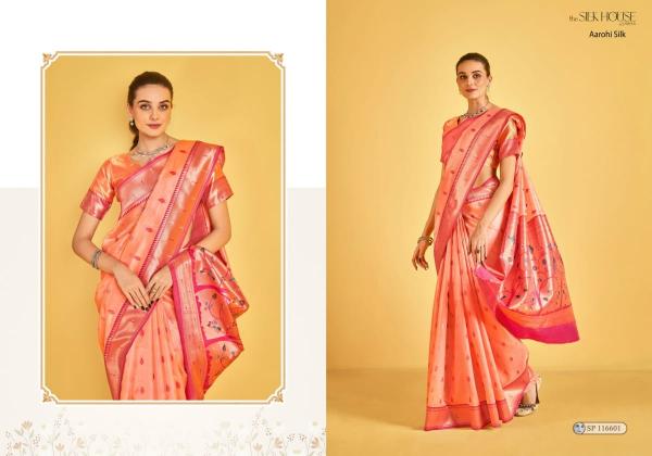 aarohi silk by sarha tissue shop trendy sarees online at affordable prices
