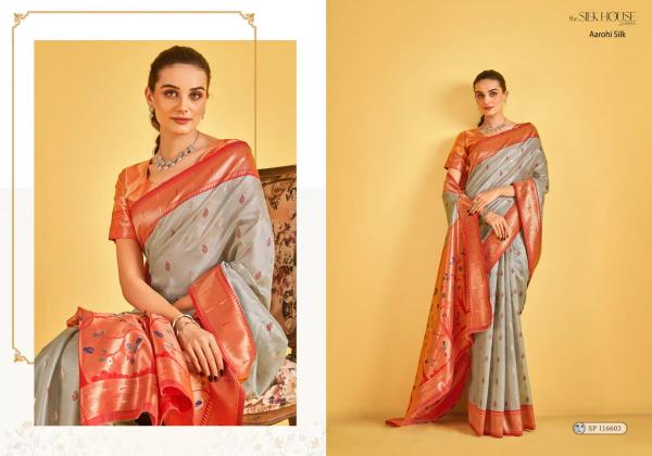 aarohi silk by sarha tissue shop trendy sarees online at affordable prices