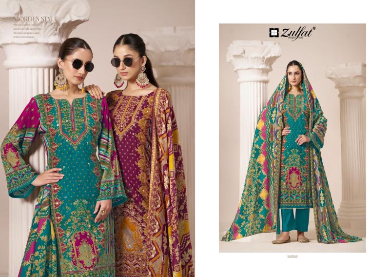 aayat vol 9 by zulfat viscose rayon luxurious readymade plus size traditional suits for women
