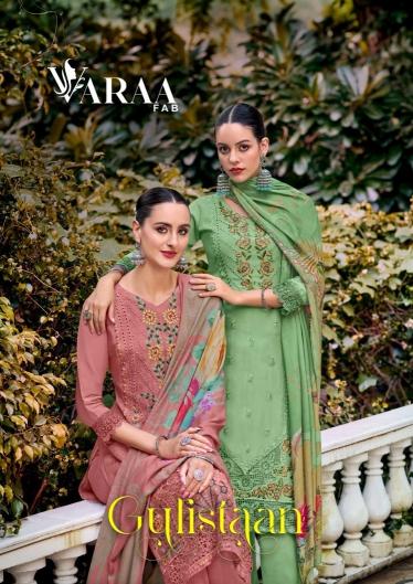 gulistaan vol 1 by varaa fab bemberg muslin fashionable suit for ladies  