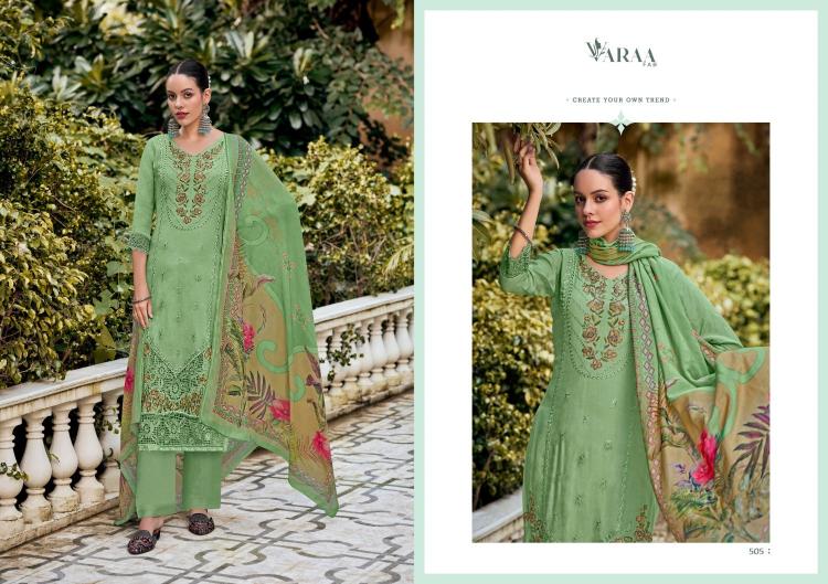 gulistaan vol 1 by varaa fab bemberg muslin fashionable suit for ladies  