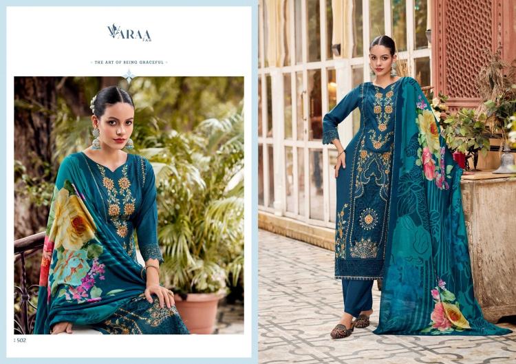 gulistaan vol 1 by varaa fab bemberg muslin fashionable suit for ladies  