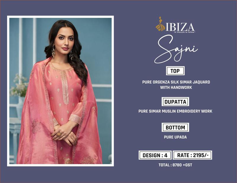 ibiza sajni organza silk shop trendy unstitch suits at affordable prices
