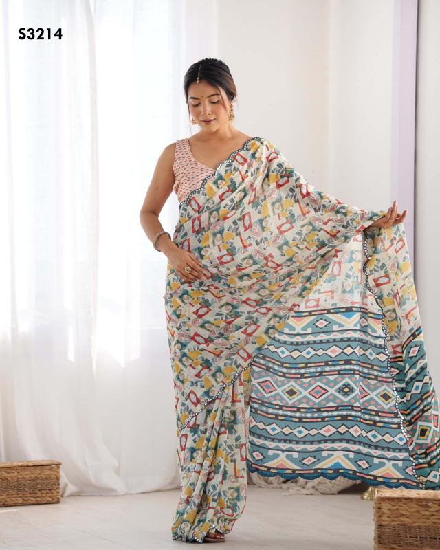 kriti by mahotsav chinon shop trendy sarees online at affordable prices