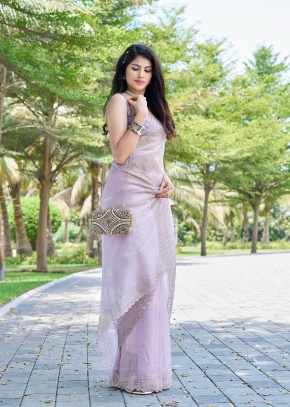 mehek 826a-826f raina silk handwork jarkan work exclusive sarees for every occasion