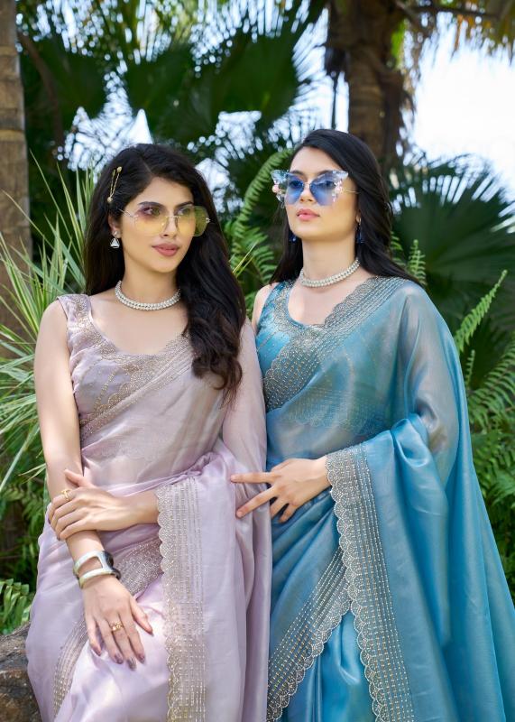 mehek 826a-826f raina silk handwork jarkan work exclusive sarees for every occasion