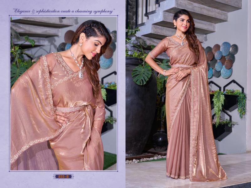 mehek 855a-855d satin silk party wear shop glamorous styles sarees 