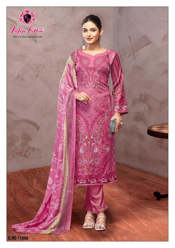 nafisa safina vol 11 cotton shop trendy pakistani suit online at affordable prices