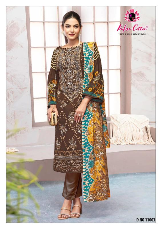 nafisa safina vol 11 cotton shop trendy pakistani suit online at affordable prices