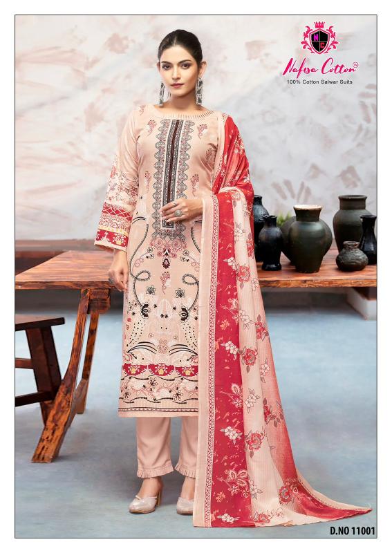 nafisa safina vol 11 cotton shop trendy pakistani suit online at affordable prices