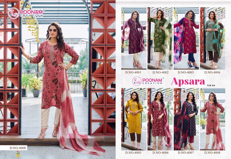 poonam creation apsara vol 4 discharge foil full stitch shop trendy suit online at affordable prices