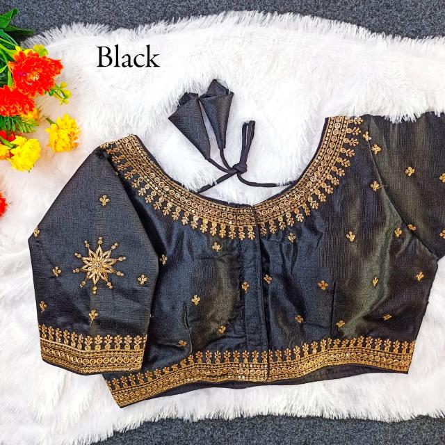 pr f star fully stitch milan silk shop trendy design blouse exports 